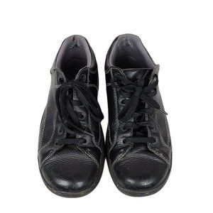 Dr. Martens Men's Leather Oxfords Size 10 Adirondac Black Lace Up Shoes AW004